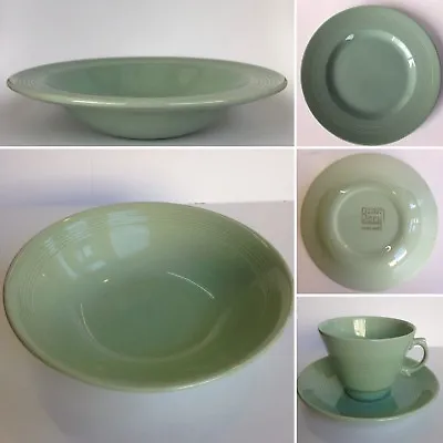 £3.75 • Buy Vintage WOODS WARE Green Beryl Pattern Tableware Cups Saucers Plates Etc Choose