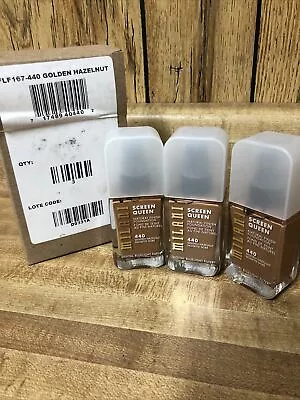 3 Pack Milani Screen Queen 440 Golden Hazelnut Foundation New • $21.95