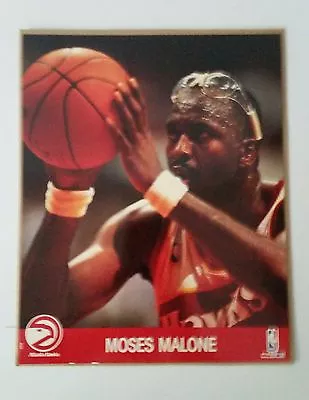 Moses Malone - 8  X 10  - Atlanta Hawks - Picture Poster NBA Hoops • $9.45