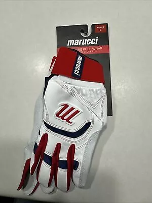 Marucci Signature Full Wrap Adult Batting Gloves New Large • $15
