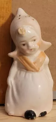 VIntage CERAMIC DUTCH GIRL SALT SHAKER SINGLE MADE IN JAPAN  • $5