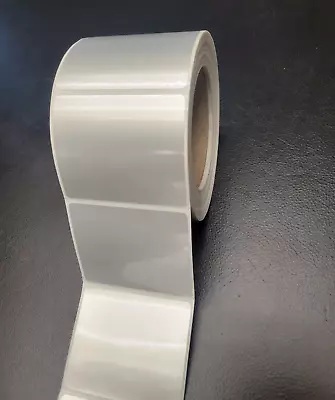 Silver Polyester Mylar Thermal Printer Label Roll3  X 2.5 3  Coreperfqty 500 • $79