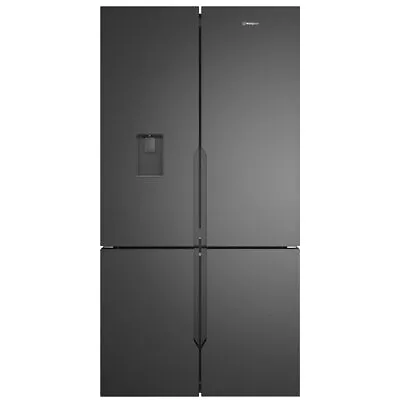 Westinghouse 564L Plumbed French Quad Door Refrigerator Matte Black WQE5650BA • $2941