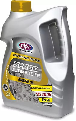 Eiffel Sae 0w-20 Sn Ilsac Gf-5 Full Synthetic (pao) Engine Oil 5 L • $105.58