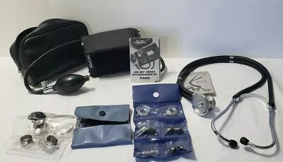 ADC Stethoscope & Gen-Med Sphygmomanometer  Accessories + Bag+ Instructions USED • $39.99