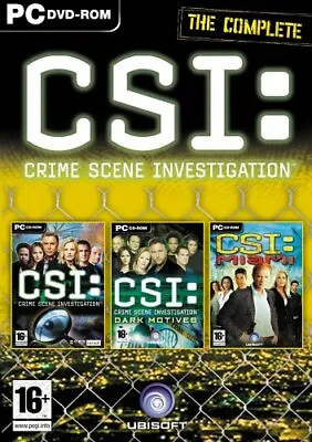 £2.51 • Buy Crime Scene Investigation Triple Pack (PC DVD ROM) PC Fast Free UK Postage