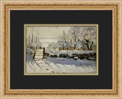 Claude Monet The Magpie Custom Framed Print • $75