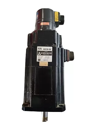 Mitsubishi HA 80CB-SS AC SERVO MOTOR PULLED FROM MAZAK VTC 20C Z AXIS  • $300