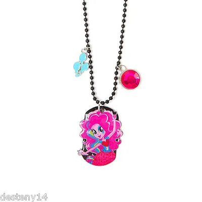 My Little Pony Equestria Girls Pinkie Pie Dog Tag Pendant Necklace New • $8.30
