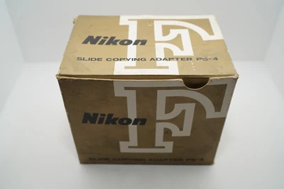 $9.99 • Buy Nikon PB-4 Bellows F-mount + Nikon Slide Copying Adapter PS-4