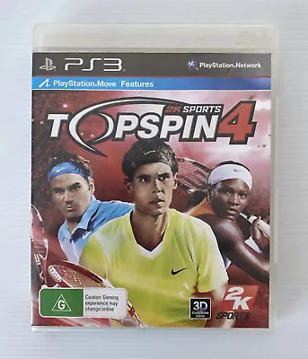 $11.90 • Buy Top Spin 4 Sony PlayStation 3 PS3 Complete Game W/Manual VGC Topspin Free Post