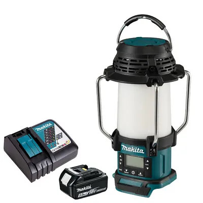 Makita DMR055O 14.4V/18V Radio Lantern Light With 1 X 5.0Ah Battery & Charger • £152