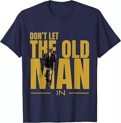 Don't Let The Old Man In Vintage Man Walking With A Guitar T-Shirt • $15.99