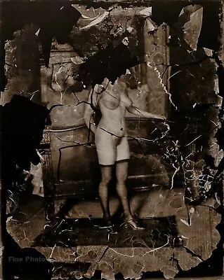 1912 Vintage EJ BELLOCQ New Orleans Female Nude Prostitute Woman Photo Art 12x16 • $218.23