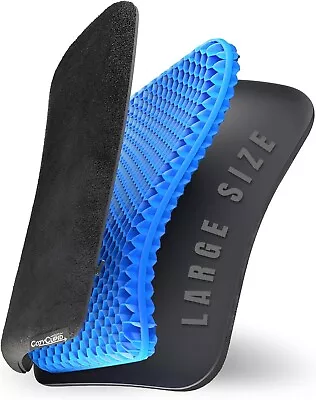 Gel Seat Cushion For Long Sitting - Tailbone Relief For Office Car Wheelchair • $39.04