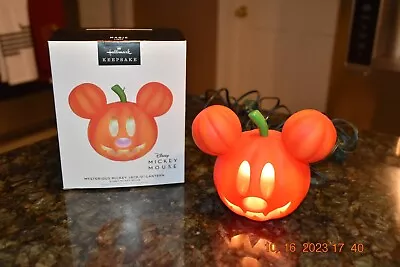 2023 Hallmark Disney Mysterious Mickey Mouse Jack-O'-Lantern Halloween - NEW NIB • $33.74