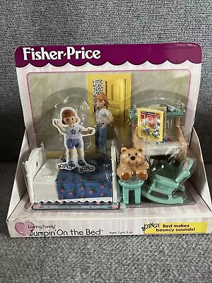 Fisher Price Loving Family Jumpin’ On The Bed Vtg 1999 Mattel Sealed Package  • $49.99