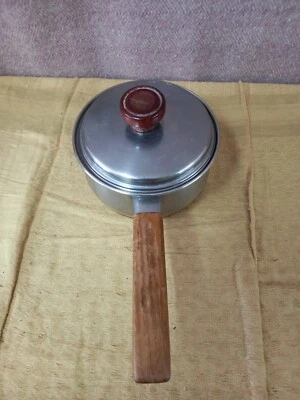 £18 • Buy Prestige Pan Lifetime Stainless Copper Bottom Wooden Handle Saucepan Small 13cm