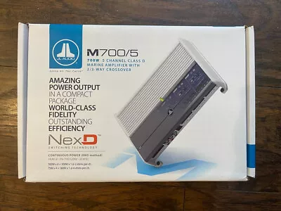 JL Audio M700/5 5-Channel Class D 700W Marine Amplifier Brand NEW In BOX • $649