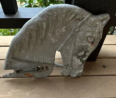  Vintage J.E. Burke Cast Aluminum Horse Swing Glider  • $90