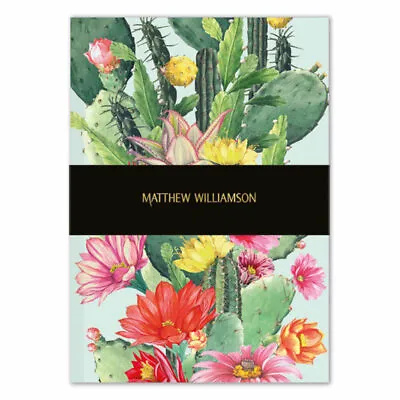 Matthew Williamson Cactus Flowers Deluxe Notebook • £7.95