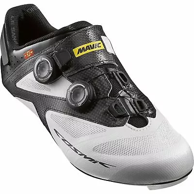 Mavic Cosmic Ultimate II Road Shoe - White-Black • $135