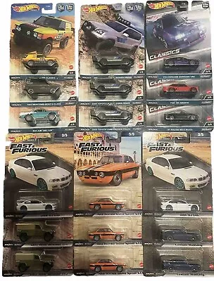 Hot Wheels Premium Car Lot Of 18 - Fast Furious - Car Culture - Modern Classics • $150