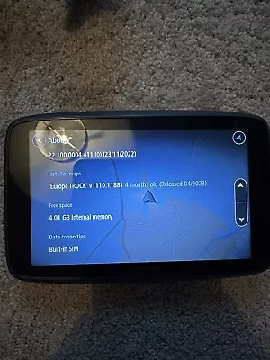 £150 • Buy TomTom Go Professional 6250 Truck Lorry HGV Coach Caravan Camper GPS Sat Nav
