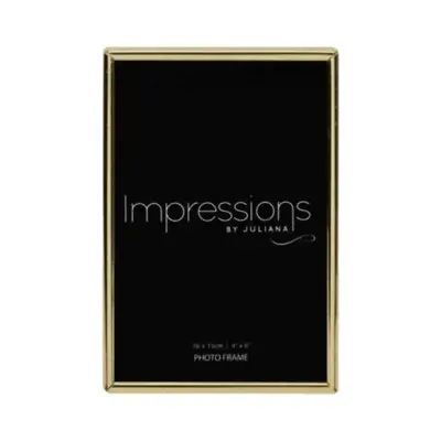 Brass Plated Photo Frame - Thin Edged - 6x4  - By Impressions By Juliana • £9.95