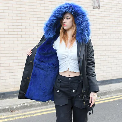 Fur Lined Parka With Fur Collar Winter Coat Winter Parka • £405.80