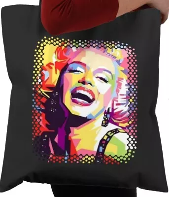 Marilyn Monroe Graphic Print Cotton Tote Bag Women Girls Gifts • £14.90