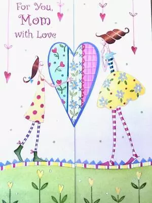  A Mother's Smile Is A Hug To The Heart  MOTHER'S DAY CARD From Daughter TRIFOLD • $4.95