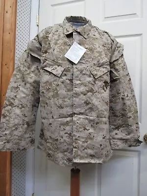 USMC Desert Marpat Camo Blouse Shirt MCCUU US Marine Corps Large Regular • $39.95