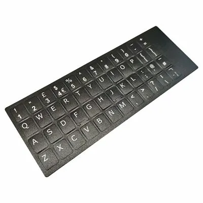Keyboard Stickers UK English Layout QWERTY For Desktop Laptop Keys Repair Cover • £2.85
