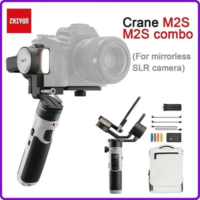ZHIYUN CRANE M2S Combo Kit 3-Axis Gimbal Stabilizer For Action Camera Smartphone • $506