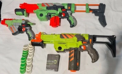 $75 • Buy NERF GUNS - VORTEX LUMITRON - VORTEX PRAXIS - PROTON - 20 Nerf Discs