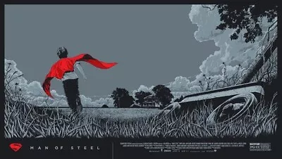 Man Of Steel By Ken Taylor - Variant - Rare Sold Out Mondo Print / Superman • $700