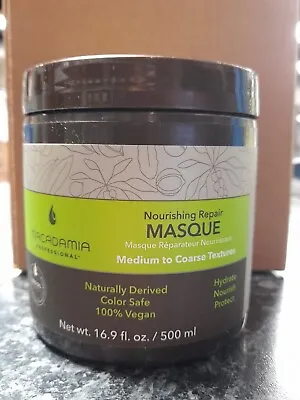 Macadamia Nourishing Repair Masque 500ml Medium To Coarse Texture • £30