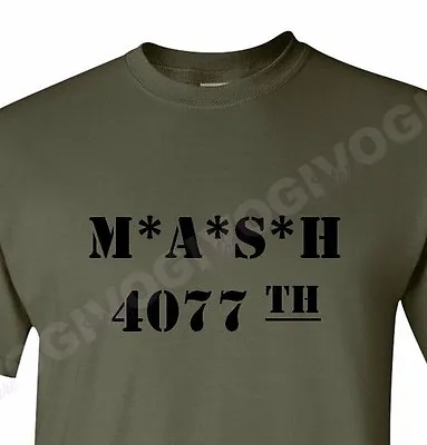 MASH 4077 Th Shirt Hospital TV Show Military Army Division Vintage Retro Tee • $17.49