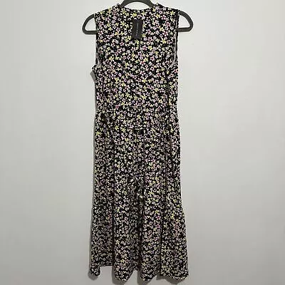 Dorothy Perkins Ladies Dress Maxi  Multicoloured Size 16 Viscose   Midi  Petite • £11