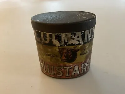 Vintage Colman’s Fine Mustard Small Oval Tin Original Price One Penny • £4