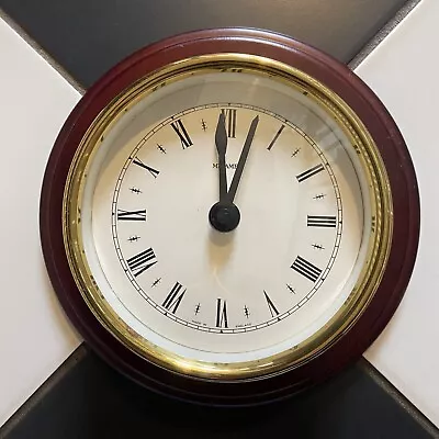 Vintage METAMEC Ships Bulkhead Marine Style Quartz Wall Clock Made In England • £24.99