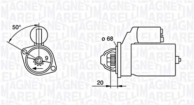 Magneti Marelli Starter Motor Fits LAND ROVER Discovery Range Rover 3.5-4.6L 80- • $197.20