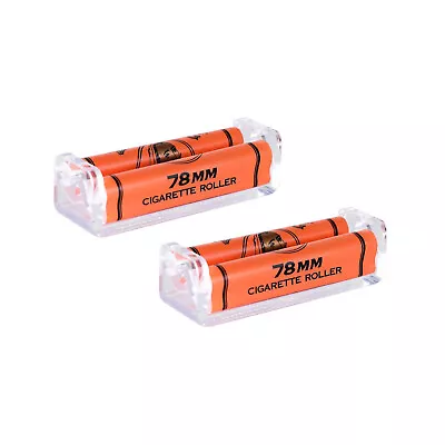 2pk Zig Zag Roller Machine 78mm For 1 1/4 Rolling Papers Orange - FREE SHIPPING • $10.49