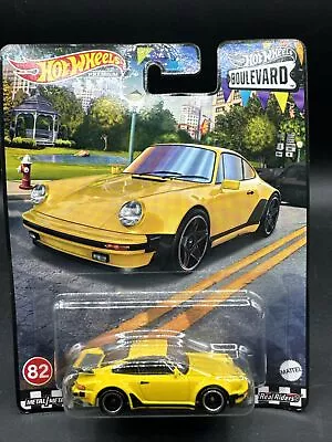 2022 Hot Wheels Premium Boulevard YELLOW PORSCHE 911 TURBO 930 #82 RRs FREE SHIP • $22.99