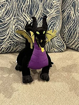 Disney Store Retired Maleficent Dragon 18” Plush! RARE! Sleeping Beauty Dragon • $39.95