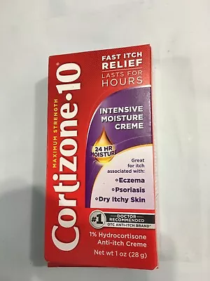 Cortizone10 MAXIMUM STRENGTH ITCH RELIEF INTENSIVE HEALING 1% Hydrocortisone2025 • $10.25