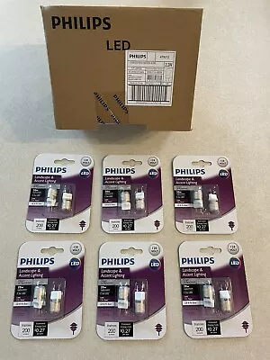 Lot Of 6 Philips 20 Watt Equivalent 2-Pack LED T4 G8 Bi-Pin Base Landscape Bulbs • $34.99