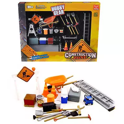 Phoenix Toys Construction Accessories Set For 1/24 Scale Diecast Car Models • $38.31