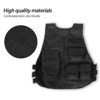 Kids Army Tactical Vest Outdoor Hunting Molle Waistcoat Games • $28.82
